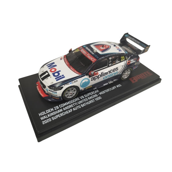 1:43 scale Mostert/Luff #25 Mobil 1 Appliances Online Racing ZB Commodore 2020 Bathurst