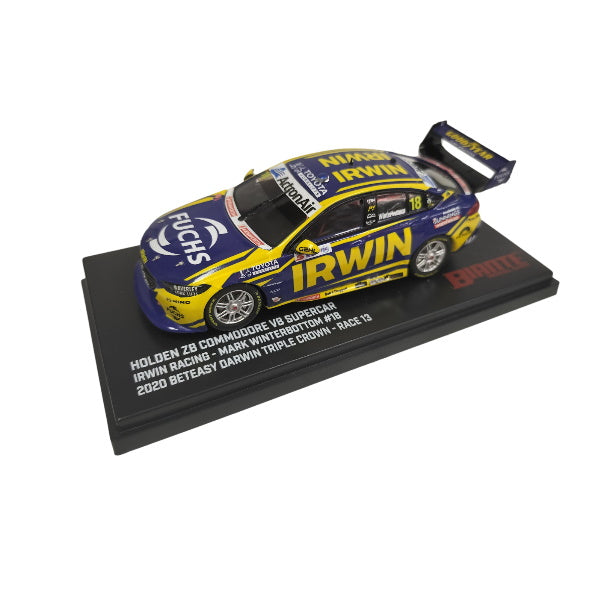 1:43 scale Mark Winterbottom #18 Irwin Racing ZB Commodore 2020 BetEasy Darwin Triple Crown