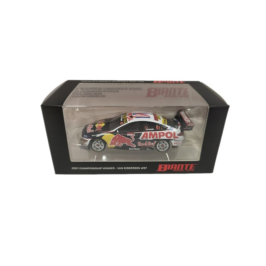 1:64 scale Shane van Gisbergen #97 Red Bull Ampol Racing ZB Commodore 2021 Supercars Championship Winner