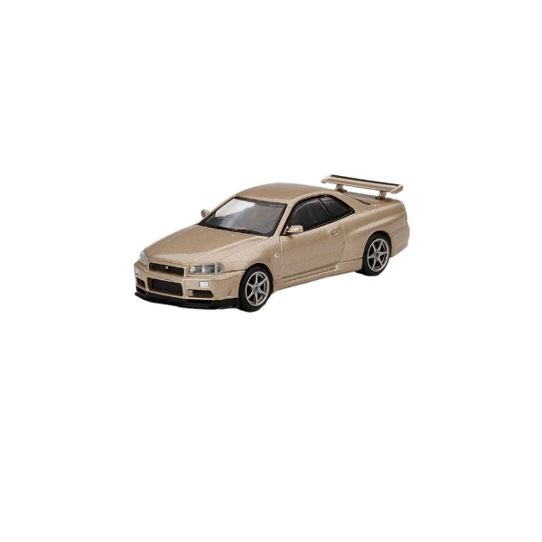 1:64 scaleNissan Skyline GT-R (R34) M-Spec Silica Breath