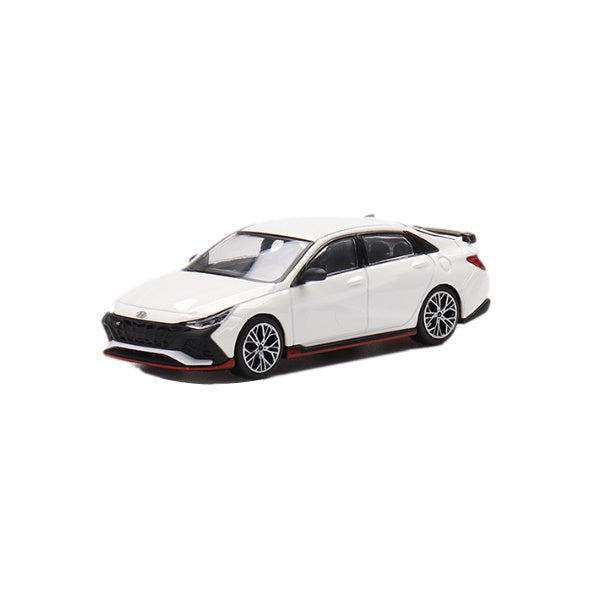 1:64 scale Hyundai Elantra N Ceramic White