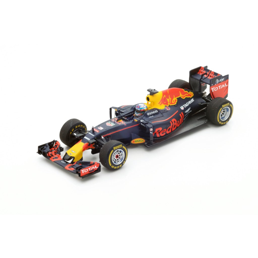 1:43 scale Daniel Ricciardo #3 Red Bull Racing-TAG Heuer RB12 2016 Malaysian GP Winner