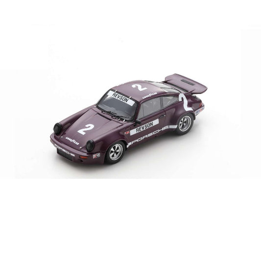 1:43 scale Peter Revson #2 Porsche 911 RS 3.0 1974 IROC Daytona 2nd place