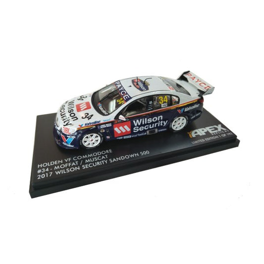 1:43 scale Moffat/Muscat #34 GRM VF Commodore 2017 Sandown Retro Round
