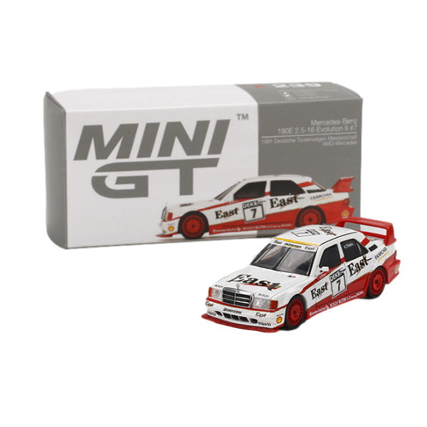 1:64 scale Kurt Thiim #7 "East" Mercedes-Benz 190E 2.5-16 Evolution II 1991 DTM