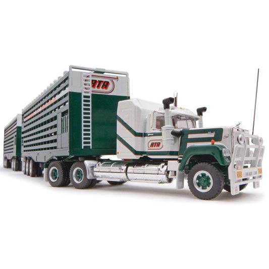 1:64 scale Mack RTA Livestock Road Train