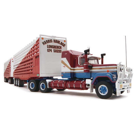 1:64 scale Mack Harris Haulage Longreach Livestock Road Train