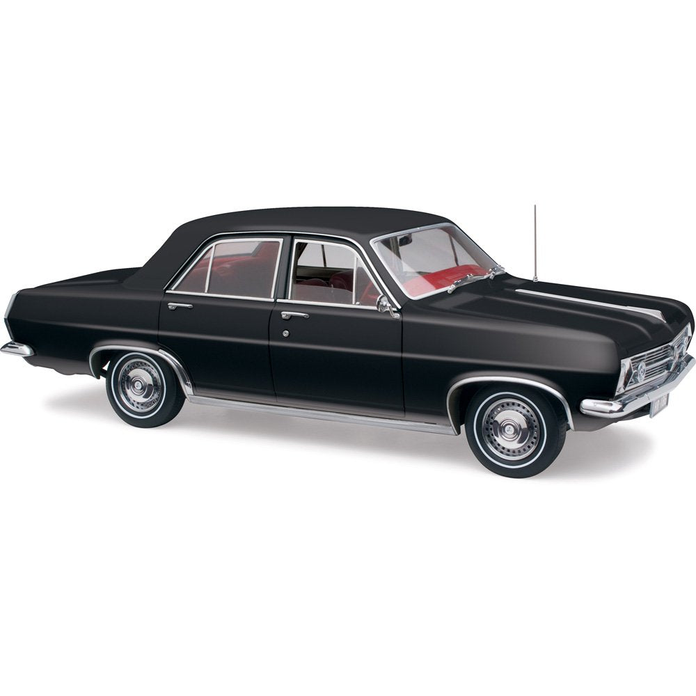 1:18 scale Holden HR Premier Warrigal Black with Red Interior