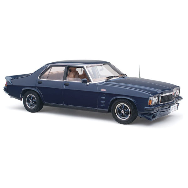 1:18 scale Holden HZ GTS Sedan Nocturne Blue Metallic (308ci Engine)