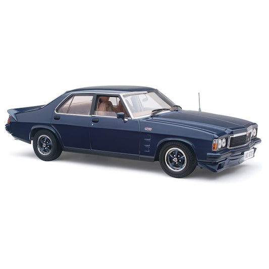 1:18 scale Holden HZ GTS Sedan Nocturne Blue Metallic (308ci Engine)