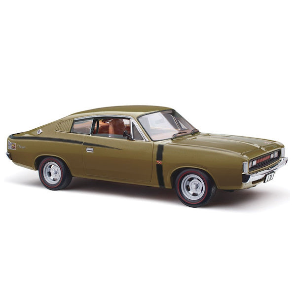 1:18 scale Chrysler Valiant VH Charger E38 Citron Gold Metallic 'Big Tank'
