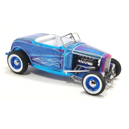 1:18 scale 1932 Ford Hot Rod Roadster Blue Flame