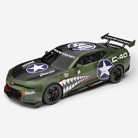 1:18 scale Chevrolet Camaro ZL1 Supercar Imagination Project Edition 14 'Chevy Belle' C-40 Warhawk