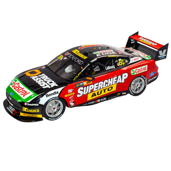 1:18 scale Jack Le Brocq #55 Supercheap Auto Racing Ford Mustang GT Supercar 2020 Truck Assist Sydney SuperSprint Race 12 Winner