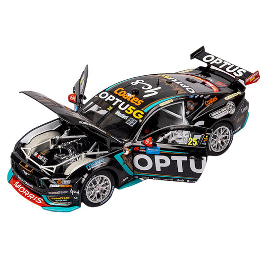 1:18 scale Chaz Mostert #25 Mobil 1 Optus Racing Mustang GT 2024 Sydney SuperNight Clean Sweep