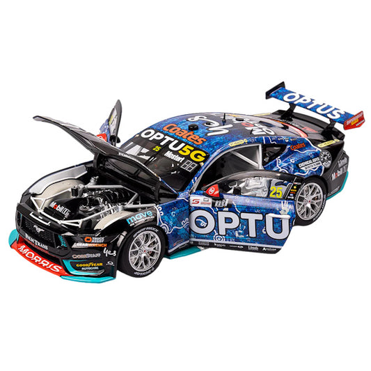 1:18 scale Chaz Mostert #25 Mobil 1 Optus Racing Mustang GT 2024 NTI Townsville 500