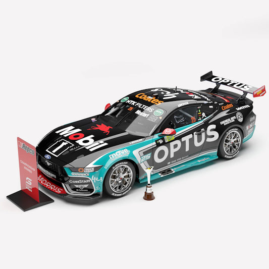 1:18 scale Chaz Mostert #25 Mobil 1 Optus Racing Mustang GT 2025 Repco Supercars Championship Winner