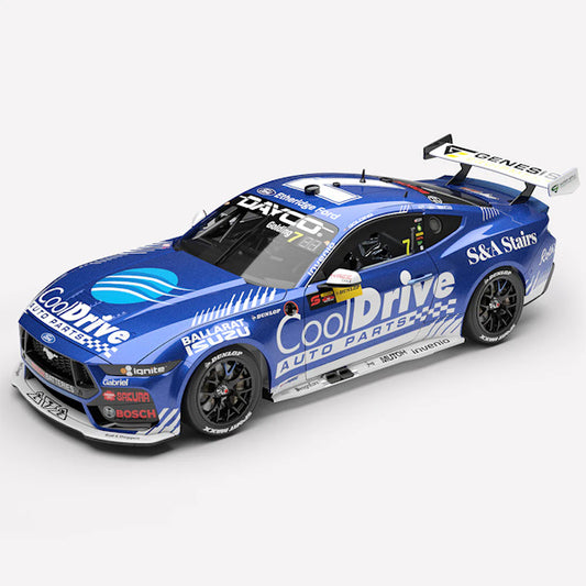 1:43 scale James Golding #7 CoolDrive Racing Mustang GT 2026 Dunlop Sydney 500 Race 1 Pole Position