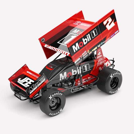 1:18 scale Dayne Kingshott #2 Krikke Motorsport Sprintcar 2024/2025 USA Vs WA Speedweek Series Winner