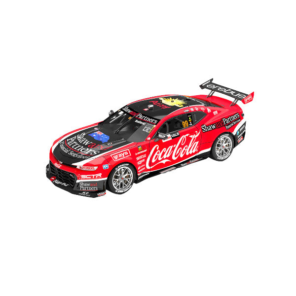 1:43 scale Brodie Kostecki #99 Coca-Cola Racing by Erebus Chevrolet Camaro ZL1 2023 Repco Supercars Championship Winner