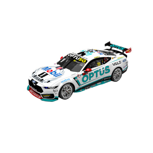 1:43 scale Mobil 1 Optus Racing #25 Ford Mustang GT 2023 Supercars Championship Season