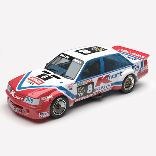 1:43 scale Warren Cullen/Alan Jones #8 K-Mart Auto Racing Holden VK Commodore Group C 1984 James Hardie 1000
