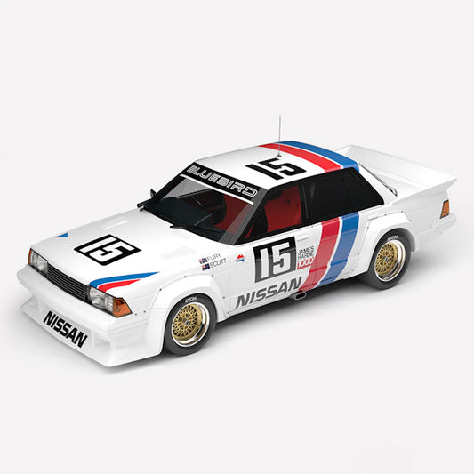 1:43 scale George Fury/Gary Scott #15 Nissan Sport Nissan Bluebird Turbo Group C 1984 James Hardie 1000 Pole Position