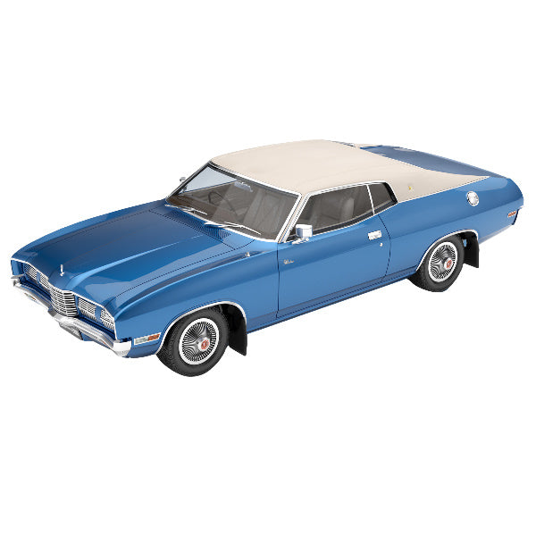 1:18 scale Ford Landau Cosmic Blue