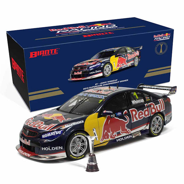 1:18 scale Jamie Whincup #1 Red Bull Racing VF Commodore 2013 Championship Winner