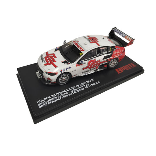 1:43 scale Jack Smith #4 BJR SCT Logistics ZB Commodore 2022 Beaurepairs Melbourne 400 Race 6