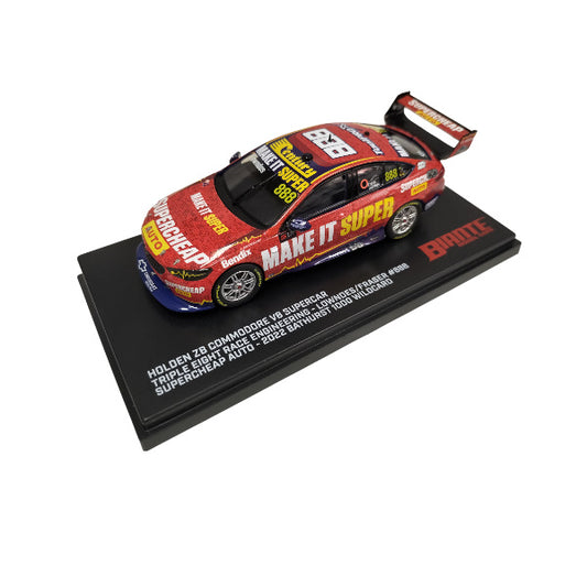 1:43 scale Craig Lowndes/Declan Fraser #888 Supercheap Auto ZB Commodore 2022 Bathurst