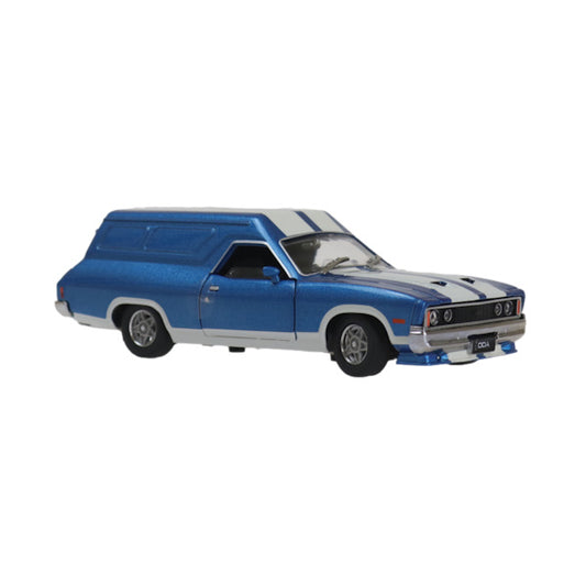 1:32 scale Ford XC Panel Van Dark Blue with White Stripes
