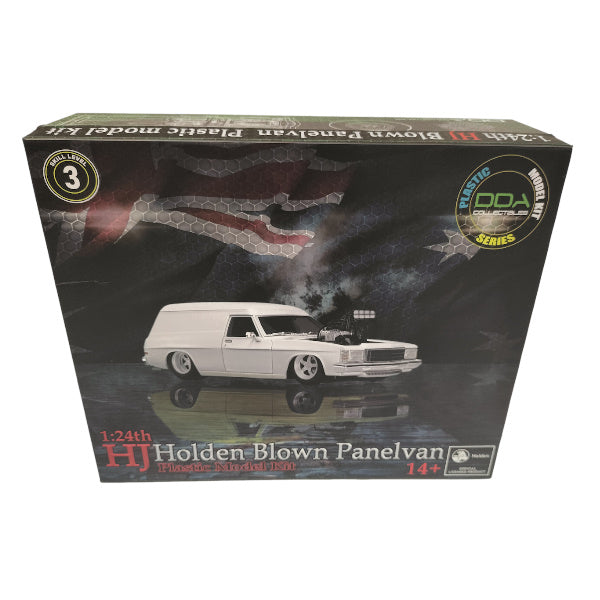 1:24 scale 1975 HJ Holden Panelvan Super Charged Slammed Plastic Model Kit