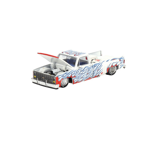 1:64 scale Chevrolet Silverado Dually on Fire V2