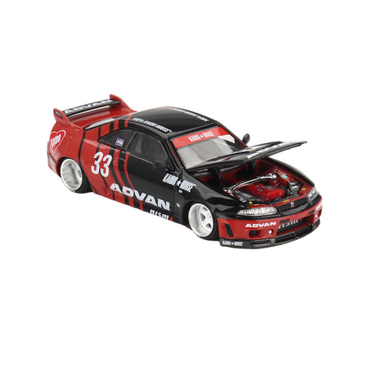 1:64 scale Nissan Skyline GT-R (R33) Kaido Works ADVAN