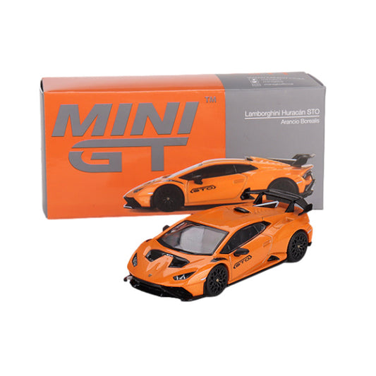 1:64 scale Lamborghini Huracán STO Arancio Borealis RHD