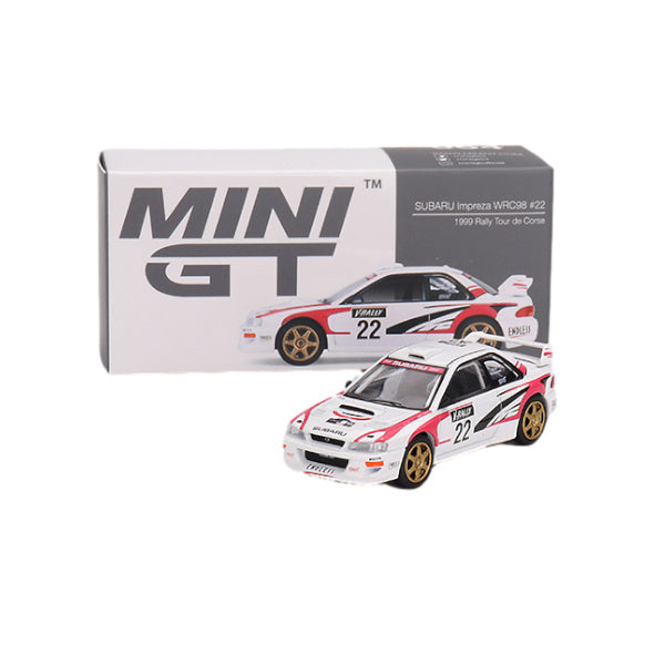 1:64 scale Subaru Allstars Endless Sport #22 Subaru Impreza WRC98 1999 Rally Tour de Corse