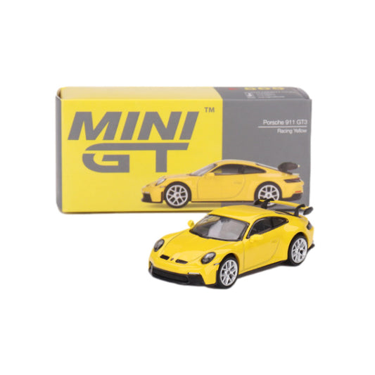 1:64 scale Porsche 911 (992) GT3 Racing Yellow