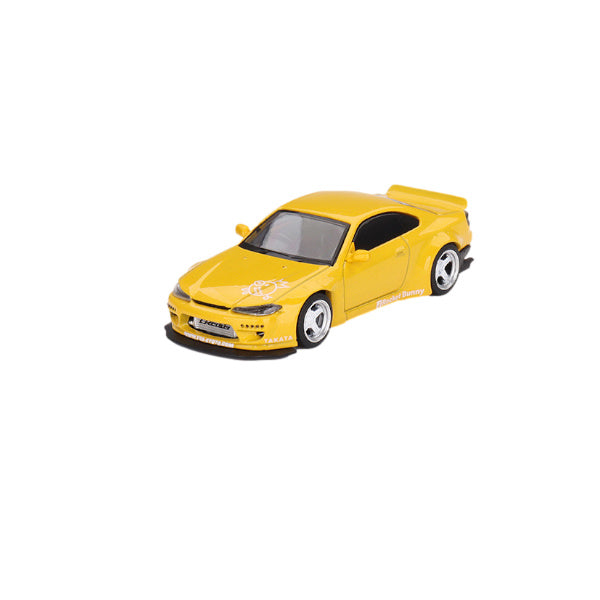 1:64 scale Nissan Silvia (S15) Rocket Bunny Bronze Yellow