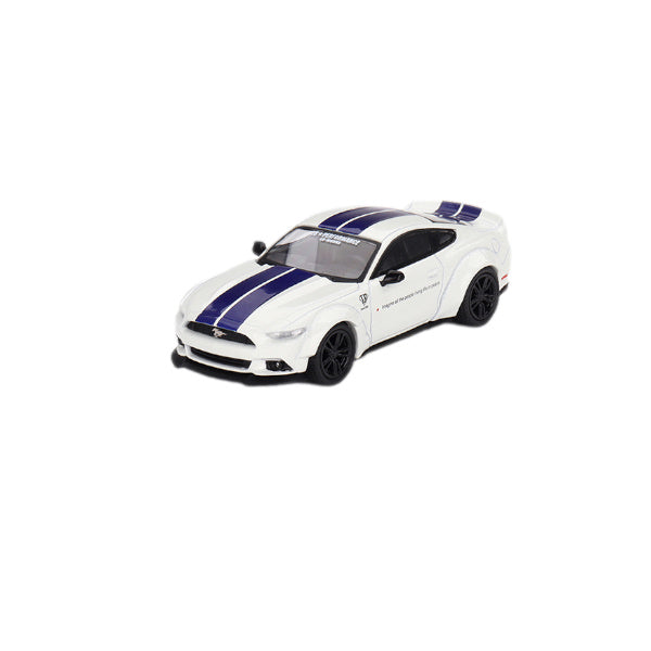 1:64 scale Ford Mustang GT LB-WORKS White