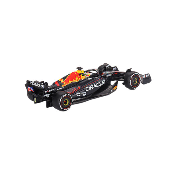 1:64 scale Max Verstappen #1 Oracle Red Bull Racing RB19 2023 Bahrain GP Winner