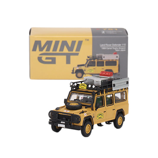 1:64 scale Land Rover Defender 110 1989 Camel Trophy Amazon Team Japan