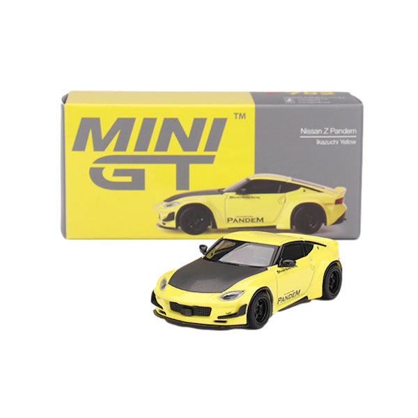 1:64 scale Nissan Z Pandem Ikazuchi Yellow
