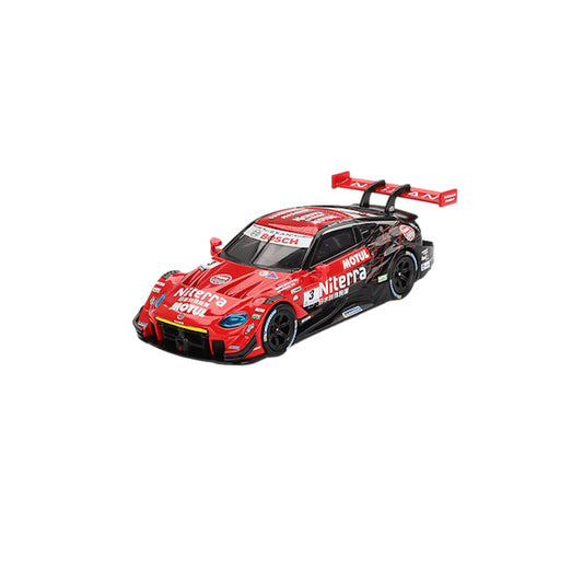 1:64 scale Niterra MOTUL Z NDDP Racing #3 Nissan Z GT500 2023 Super GT Series