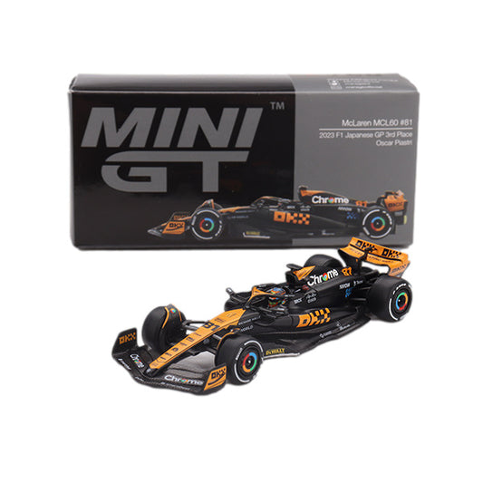 1:64 scale Oscar Piastri #81 McLaren MCL60 2023 Japanese GP 3rd Place