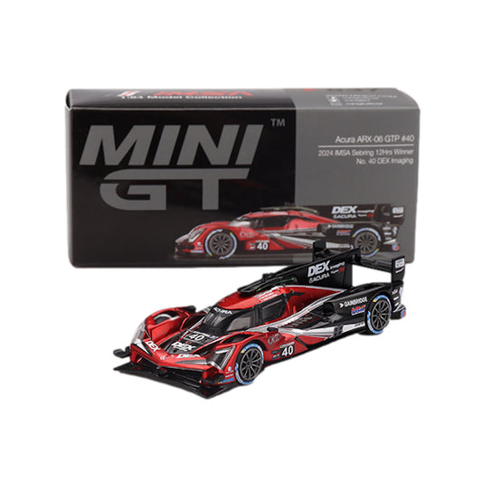 1:64 scale Wayne Taylor Racing with Andretti #40 Acura ARX-06 GTP 2024 IMSA Sebring 12Hrs Winner