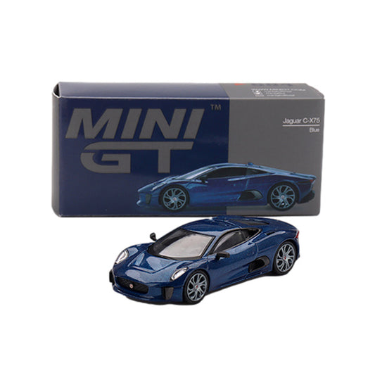1:64 scale Jaguar C-X75 Blue