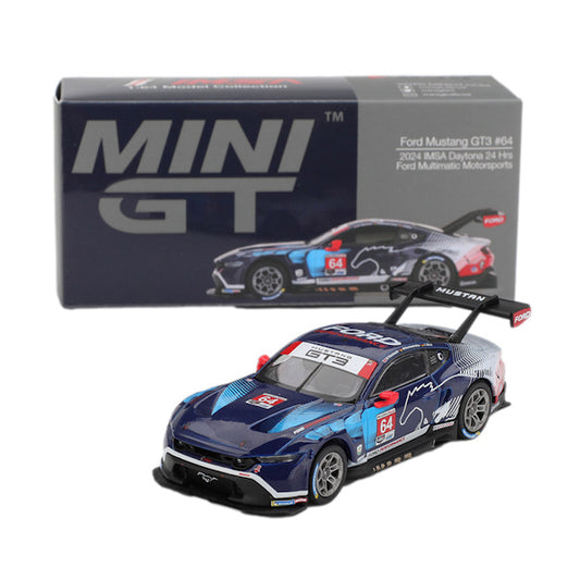 1:64 scale Ford Multimatic Motorsports #64 Ford Mustang GT3 2024 IMSA Daytona 24 Hrs