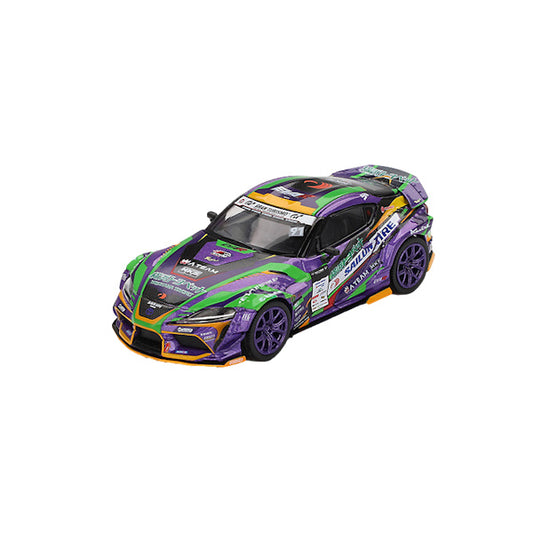 1:64 scale Toyota GR Supra KUHL 2021 D1GP Evangelion Racing