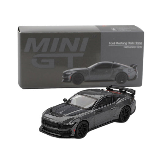 1:64 scale Ford Mustang Dark Horse 2024 Carbonized Gray
